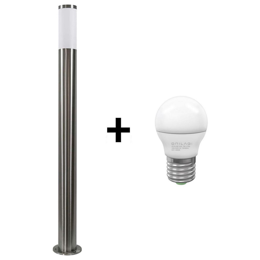 LED-lampa för utomhusbruk LIVIA 1xE27/7W/230V 4000K IP44