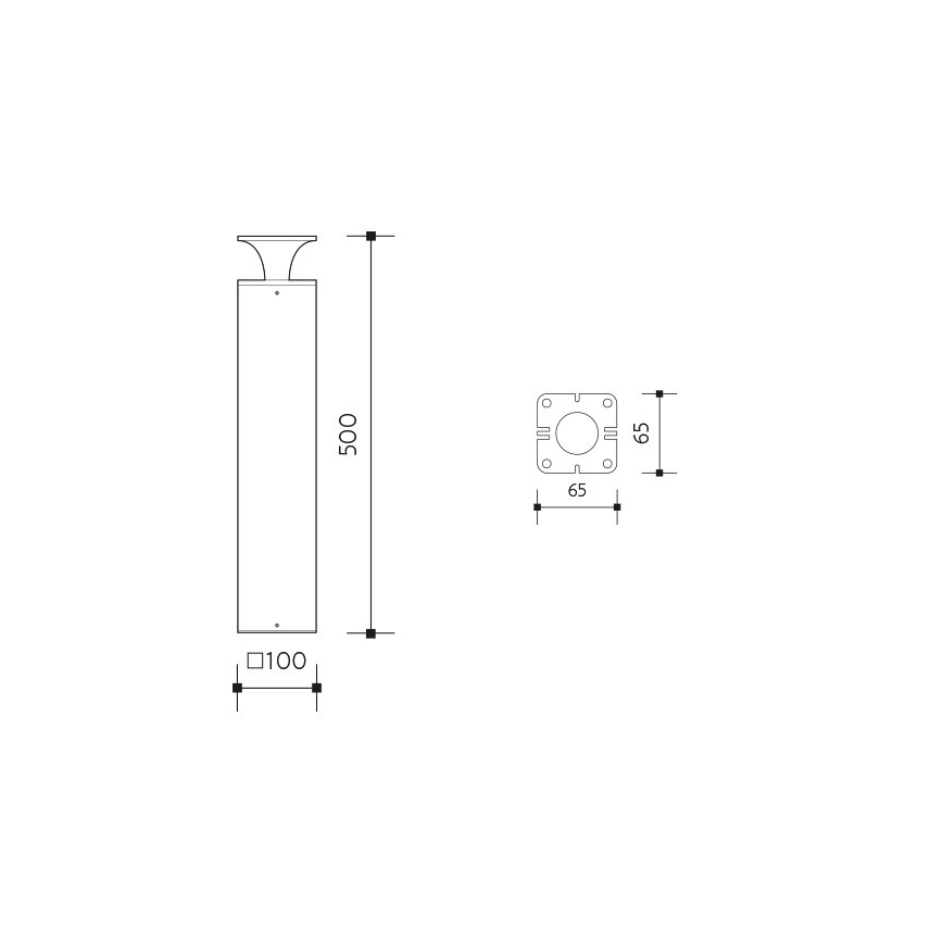 LED-lampa för utomhusbruk ORNELA LED/6W/230V 3000K IP54 antracit
