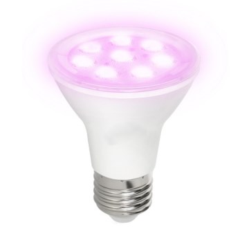 LED-lampa för växtbelysning PLANTY E27/7W/230V 1200K vit