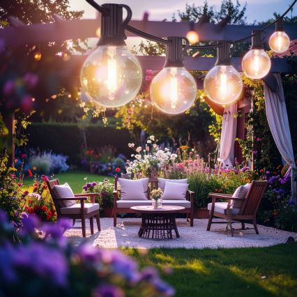 LED-lampa G40 E12/0,6W/24V 3000K - Brilagi