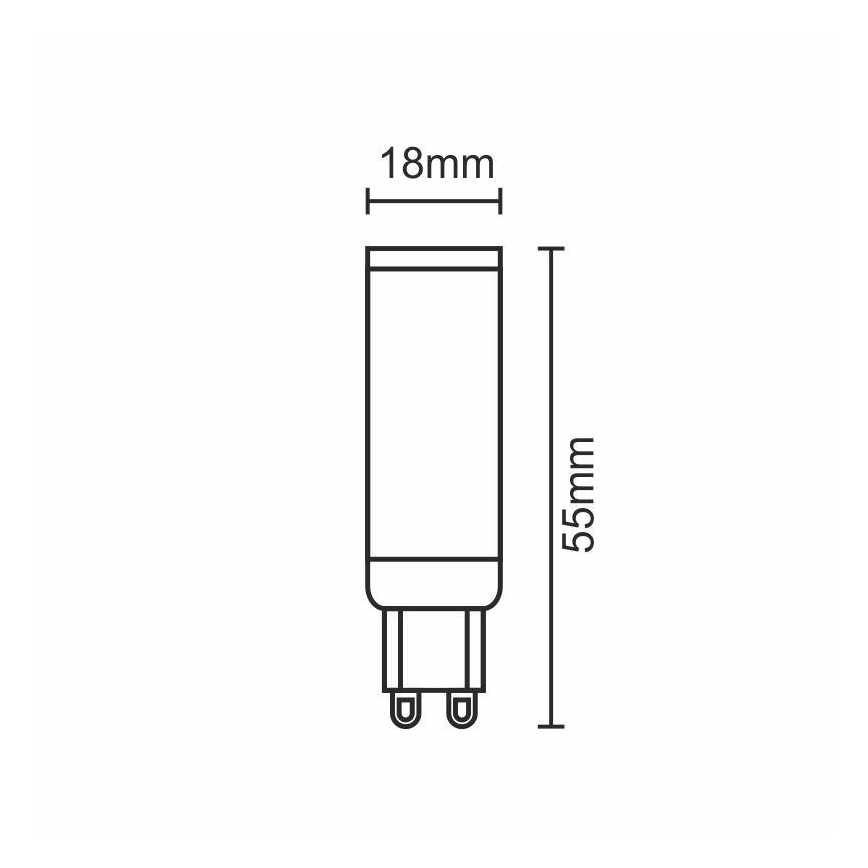LED-lampa G9/5W/230V 4000K