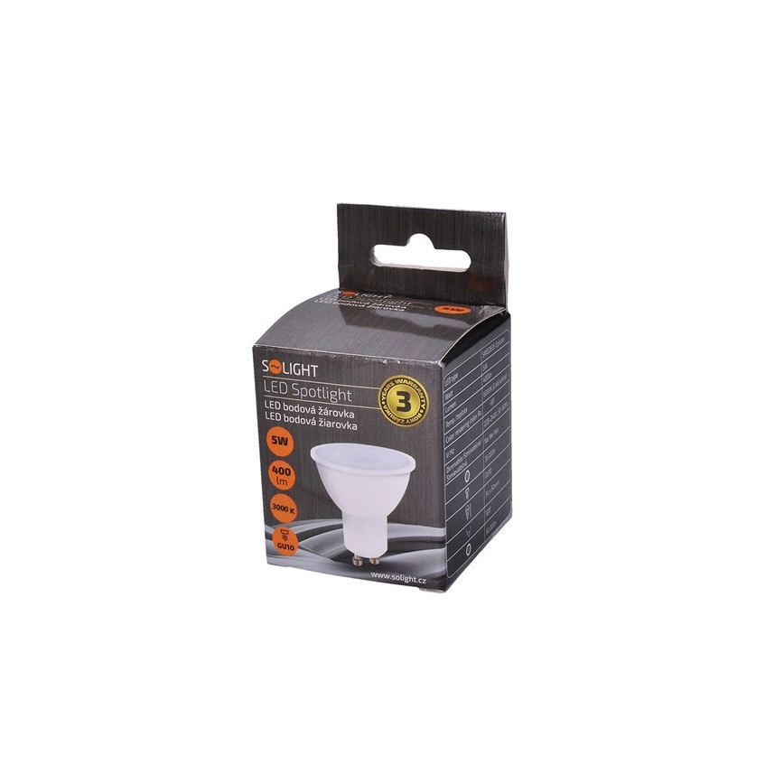 LED-lampa GU10/5W/230V 3000K - Solight
