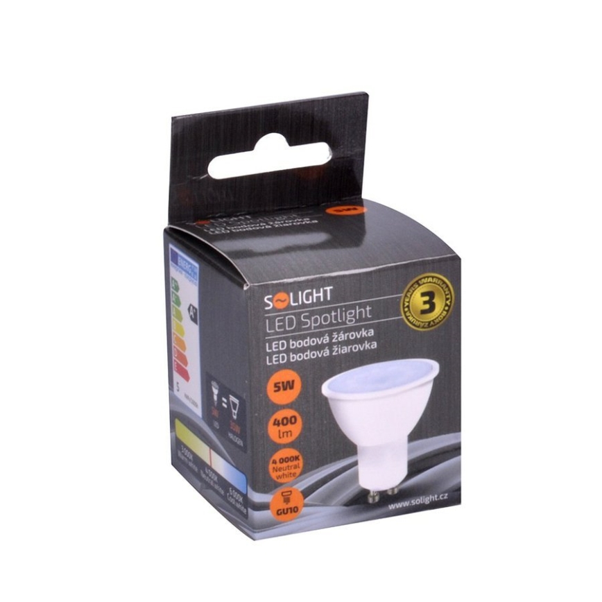 LED-lampa GU10/5W/230V 4000K - Solight