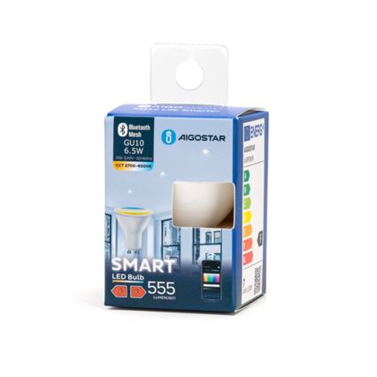 LED Dimbar lampa GU10/6,5W/230V 2700-6500K - Aigostar