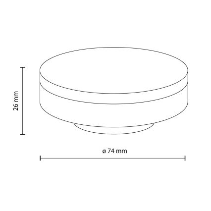 LED-lampa GX53/8W/230V 4000K