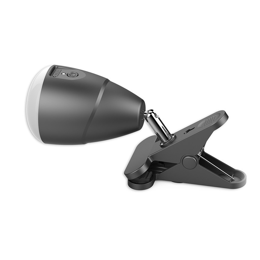 LED-lampa KLIP med USB-laddare LED/5W/5V 4000K
