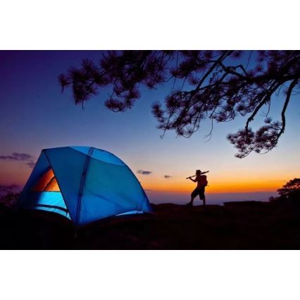 LED-lampa KLIP med USB-laddare LED/5W/5V 4000K