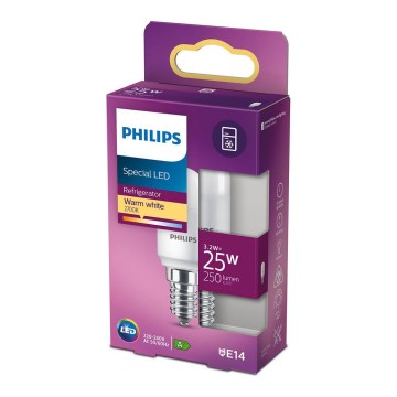LED-lampa Kylskåp Philips T25L E14/3,2W/230V 2700K