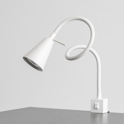 LED-lampa med klämma 1xGU10/4,7W/230V vit