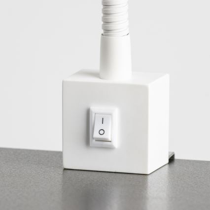 LED-lampa med klämma 1xGU10/4,7W/230V vit