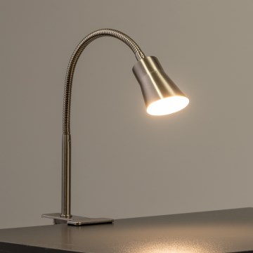 LED-lampa med klämma LED/3,2W/230V matt krom