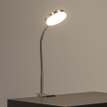 LED-lampa med klämma LED/3,2W/230V matt krom