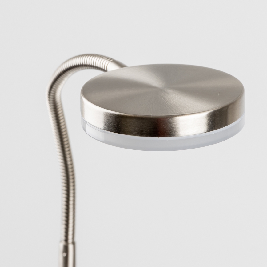 LED-lampa med klämma LED/3,2W/230V matt krom