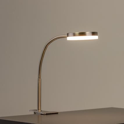 LED-lampa med klämma LED/3,2W/230V matt krom