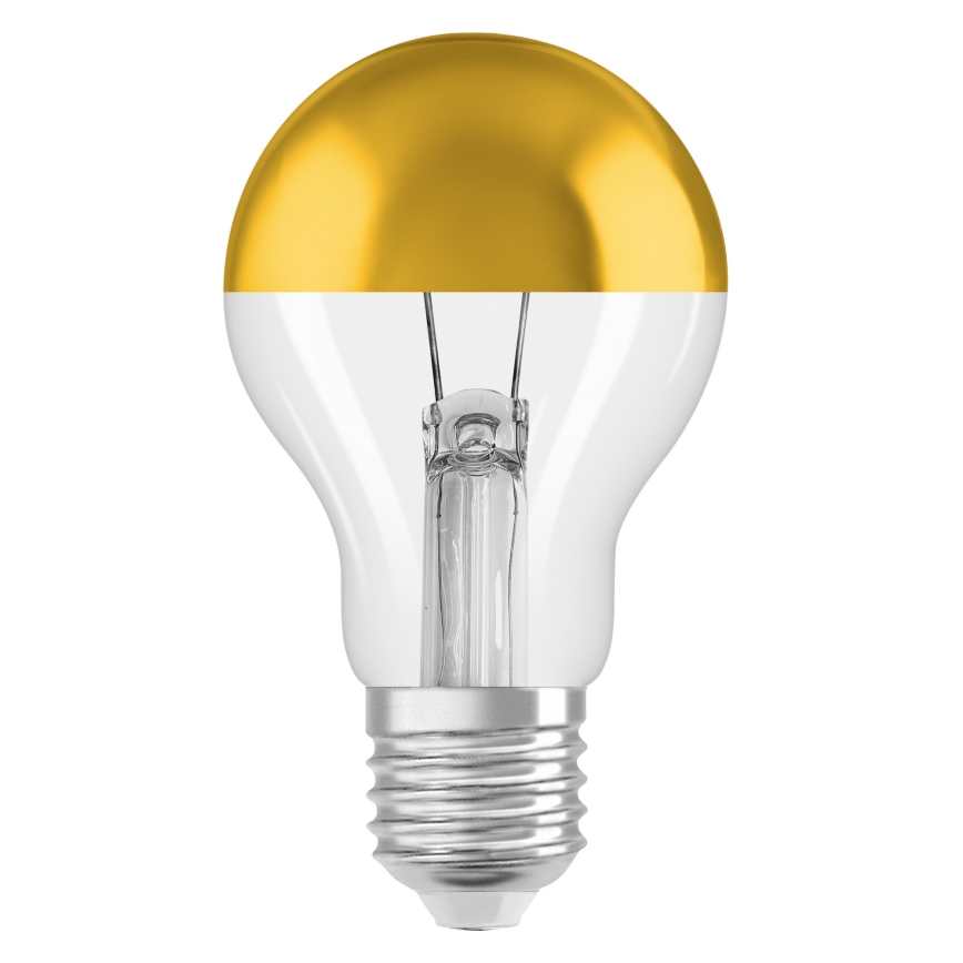 LED-lampa med speglad topp SUPERSTAR E27/7W/230V 2700K guldig - Osram