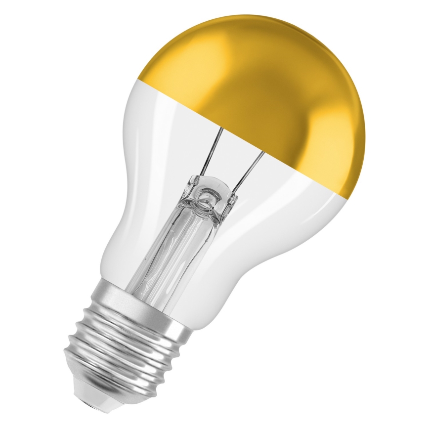 LED-lampa med speglad topp SUPERSTAR E27/7W/230V 2700K guldig - Osram