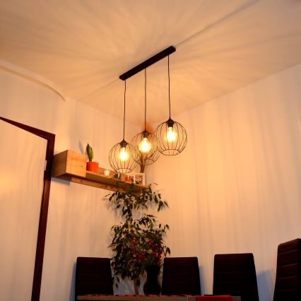 LED-lampa i tak med MERCURE 3xE27/15W/230V