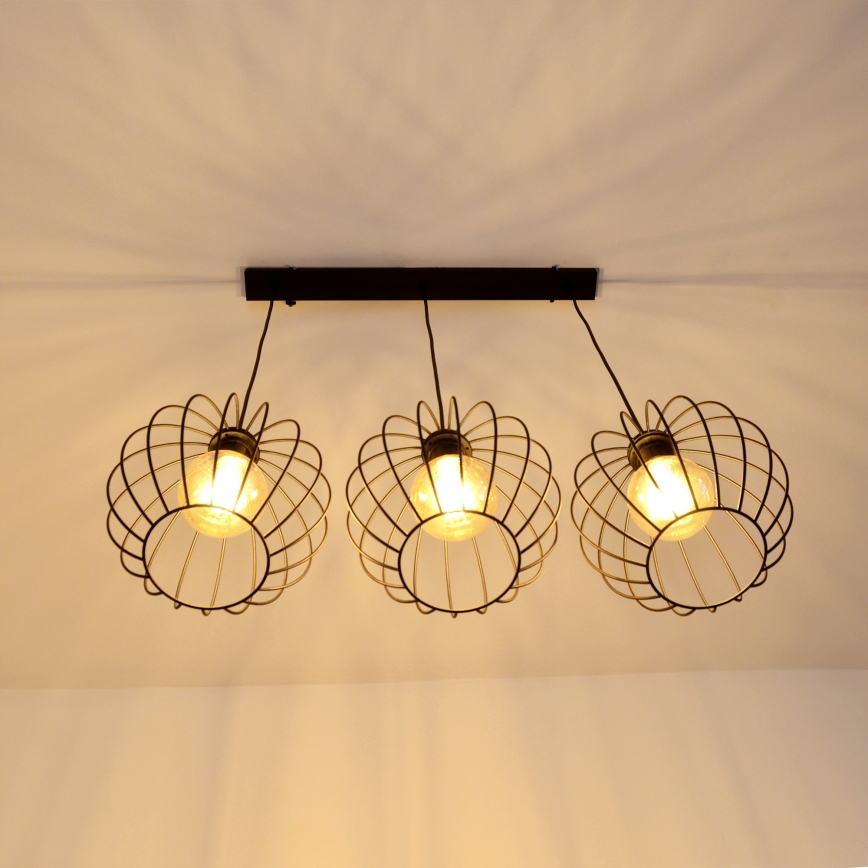 LED-lampa i tak med MERCURE 3xE27/15W/230V