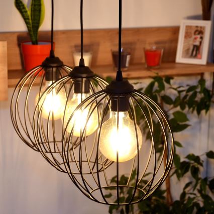 LED-lampa i tak med MERCURE 3xE27/15W/230V