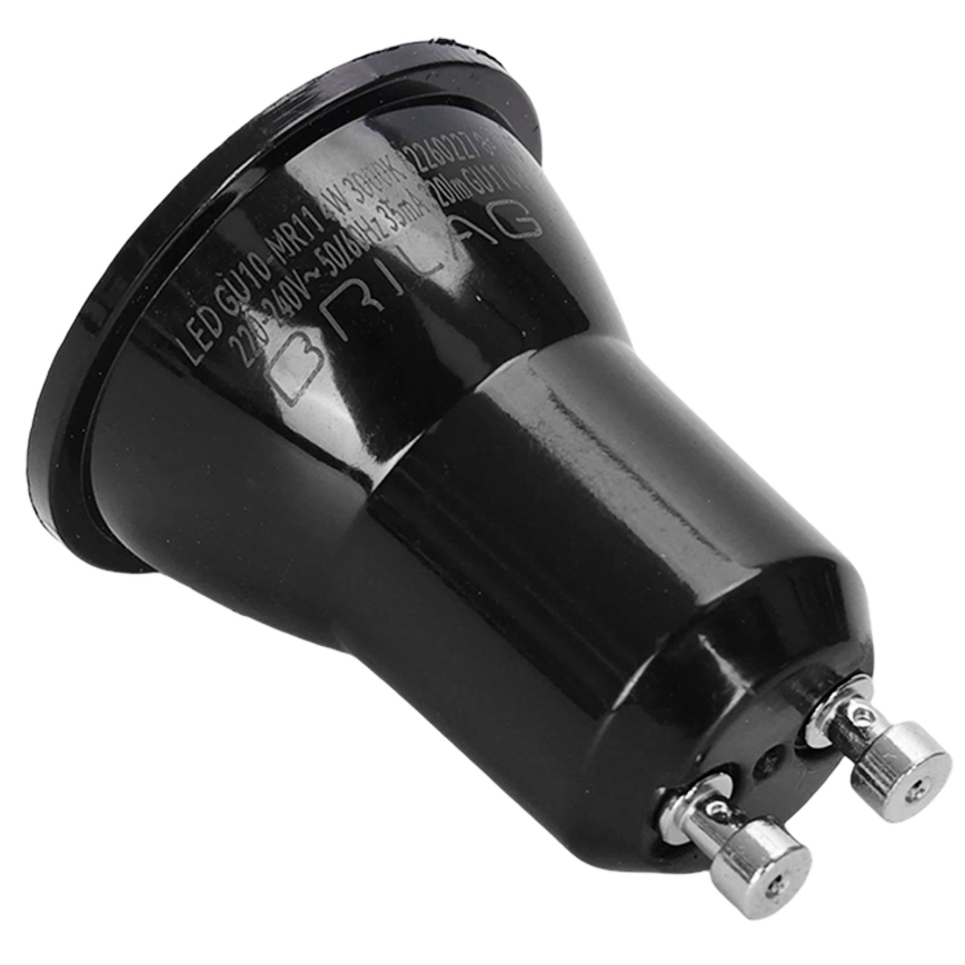 LED-lampa MR11 GU10/4W/230V 3000K svart - BRILAGI