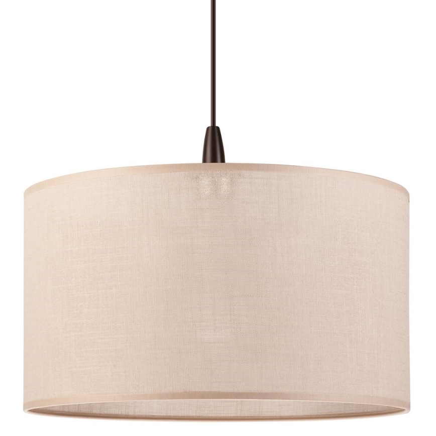 LED Taklampa på kabel NOEL 1xE27/60W/230V beige