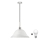 LED-lampa på kabel 1xE27/60W/230V vit