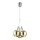 LED-lampa på kabel BALLS 3xLED/5W230V guld/matt krom