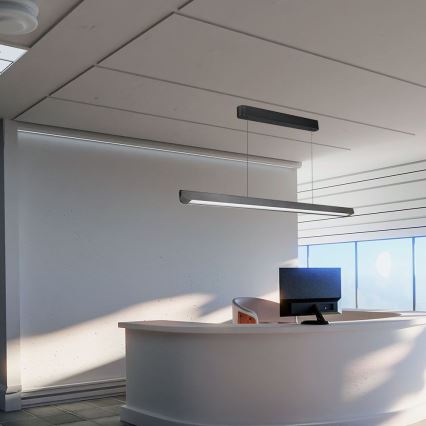 LED-lampa med kabel LED/36W/230V 3000/4000/6400K antracit
