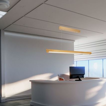 LED-lampa på kabel LED/36W/230V 3000/4000/6400K guld