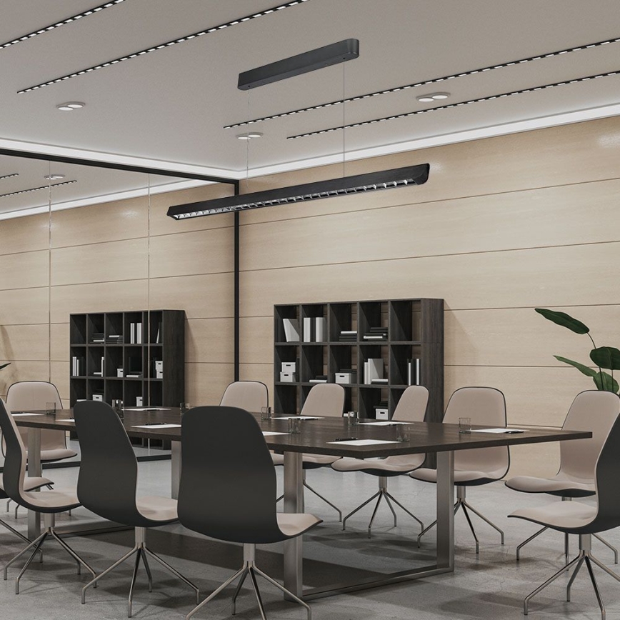 LED-lampa på kabel LED/36W/230V 3000/4000/6400K svart