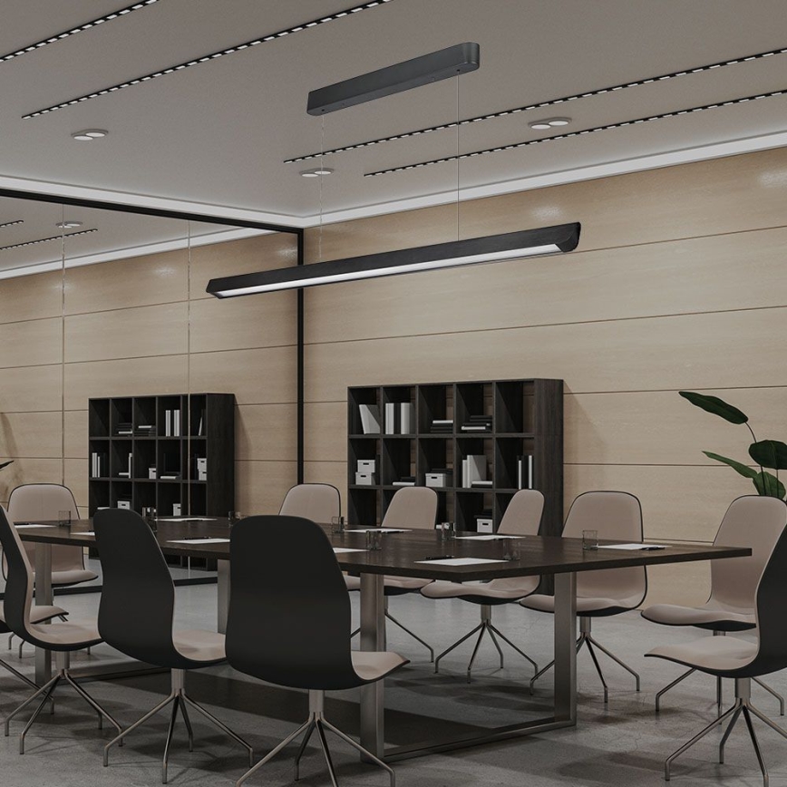 LED-lampa på kabel LED/36W/230V 3000/4000/6400K svart