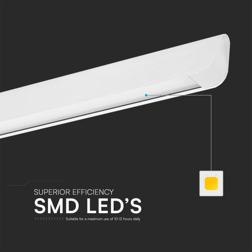 LED-lampa på kabel LED/36W/230V 3000/4000/6400K vit