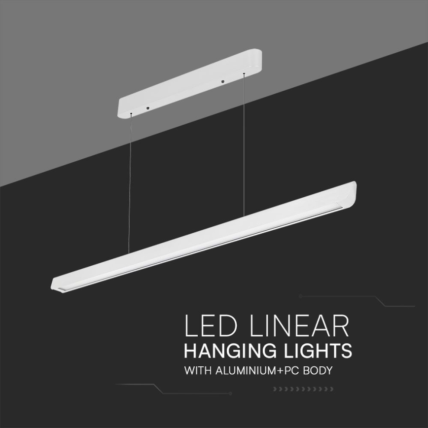 LED-lampa på kabel LED/36W/230V 3000/4000/6400K vit