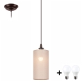 LED-lampa på kabel NOEL MINI 1xE27/60W/230V beige