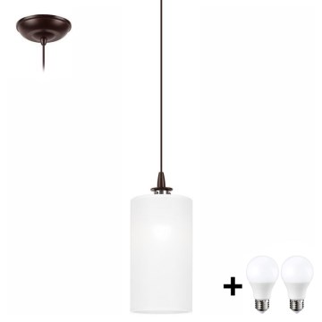 LED-lampa på kabel NOEL MINI 1xE27/60W/230V vit