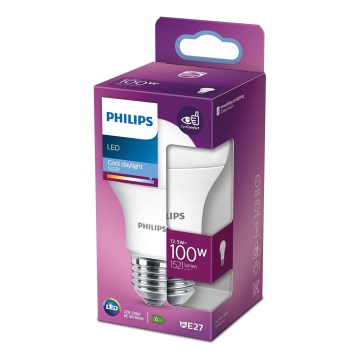 LED-lampa Philips A60 E27/12,5W/230V 6500K