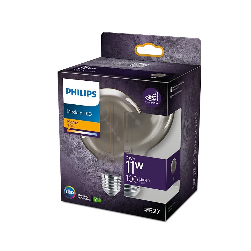 LED-lampa Philips E27/2W/230V 1800K