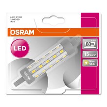 LED-lampa R7s/6.5W/230V 2,700K längd 118mm - Osram