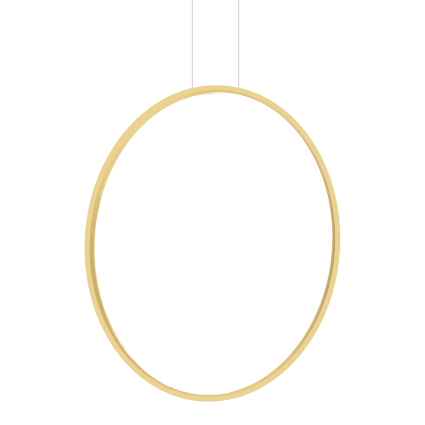 LED-lampa på kabel SATURNO LED/46W/230V Ø 80 cm IP44 guld