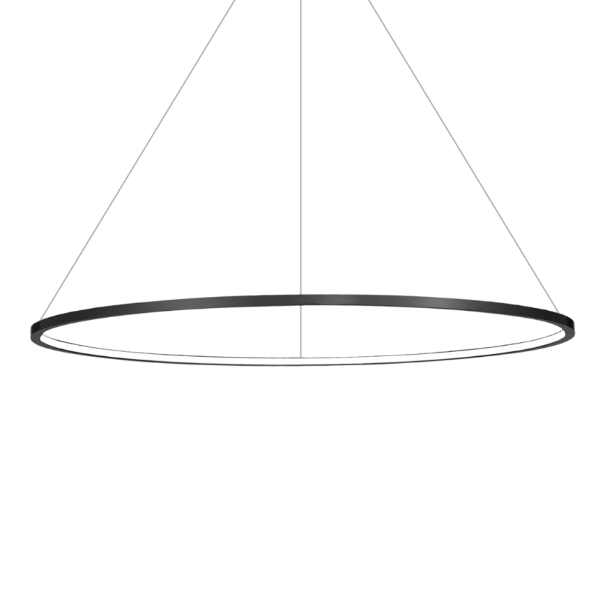 LED Taklampa SATURNO LED/57W/230V Ø 100 cm IP44 antracit
