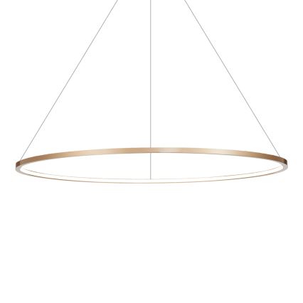LED-lampa på kabel SATURNO LED/57W/230V Ø 100 cm IP44 guld