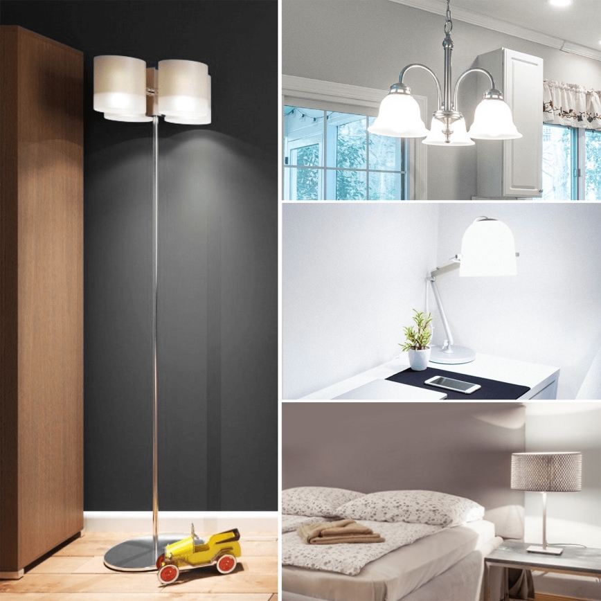 LED-lampa ST64 E27/10W/230V 6500K - Aigostar