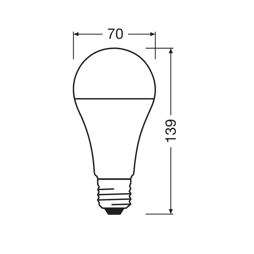 LED-lampa STAR E27/19W/230V 6500K - Osram