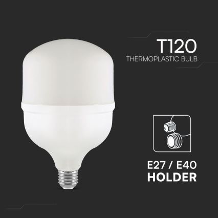 LED-lampa T120 E27/40W/230V 4000K