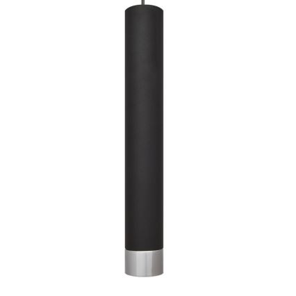 LED-lampa på kabel TUBA 3xGU10/4,8W/230V svart/glansig krom