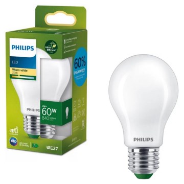 LED-lampa ULTRAEFFICIENT Philips A60 E27/4W/230V 2700K