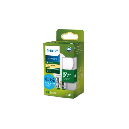 LED-lampa ULTRAEFFICIENT Philips P45 E14/3,8W/230V 2700K