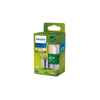LED-lampa ULTRAEFFICIENT VINTAGE Philips P45 E27/2,3W/230V 2700K