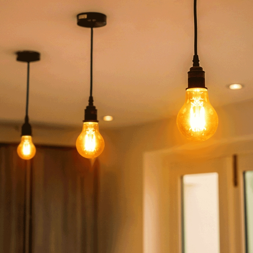 LED-lampa VINTAGE A65 E27/18W/230V 2700K - Aigostar