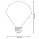 LED-lampa VINTAGE AMBER E27/4W/230V 2700K